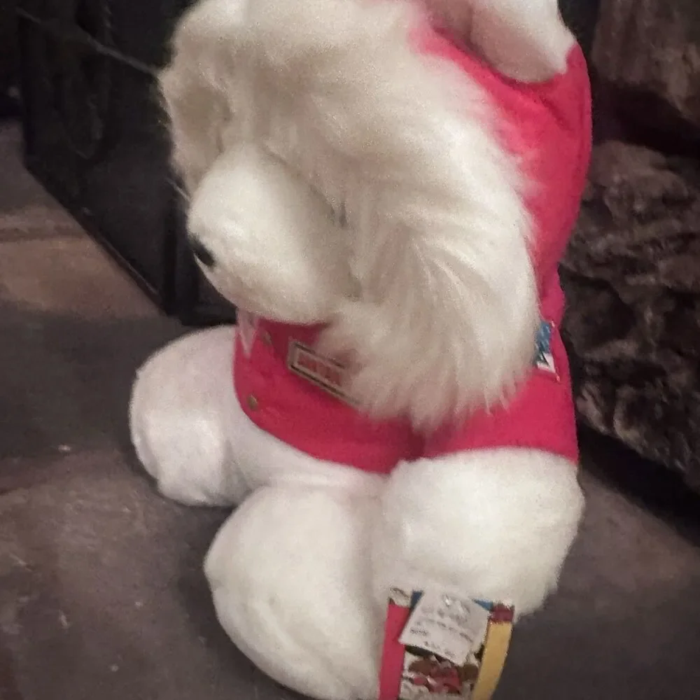 Vintage 1989 Dayton Hudson SantaBear Polar Club Plush Red Parka NWT 16”